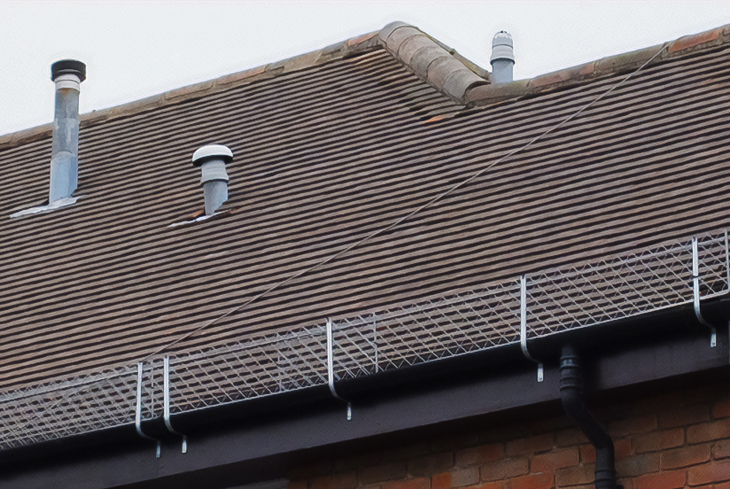 Image Of Ranwater System Installed By Newbury Roofing.