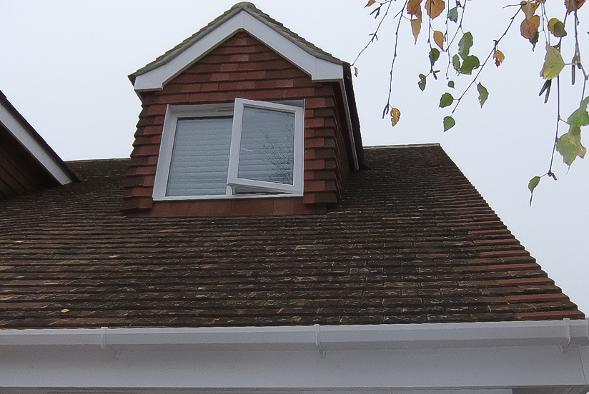 Image Of Ranwater System Installed By Newbury Roofing.