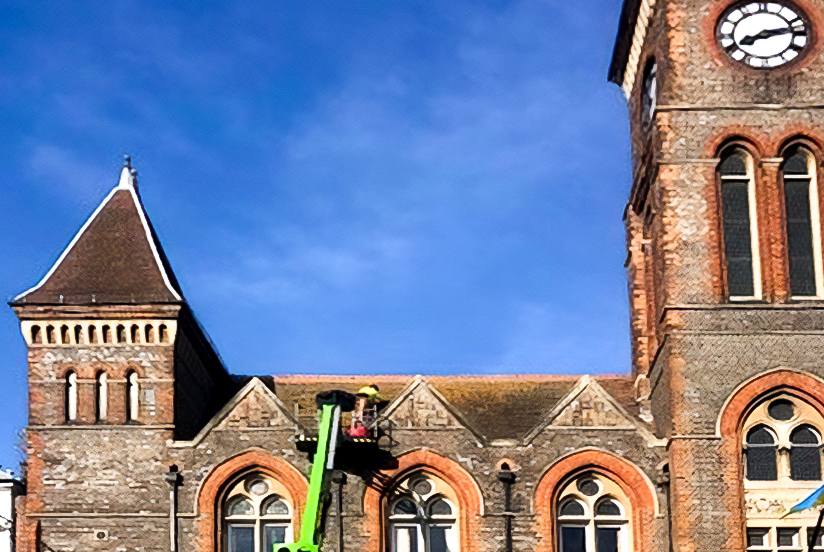 Image Of Roofing Work Carried Out By Newbury Roofing On Newbury Town Hall.